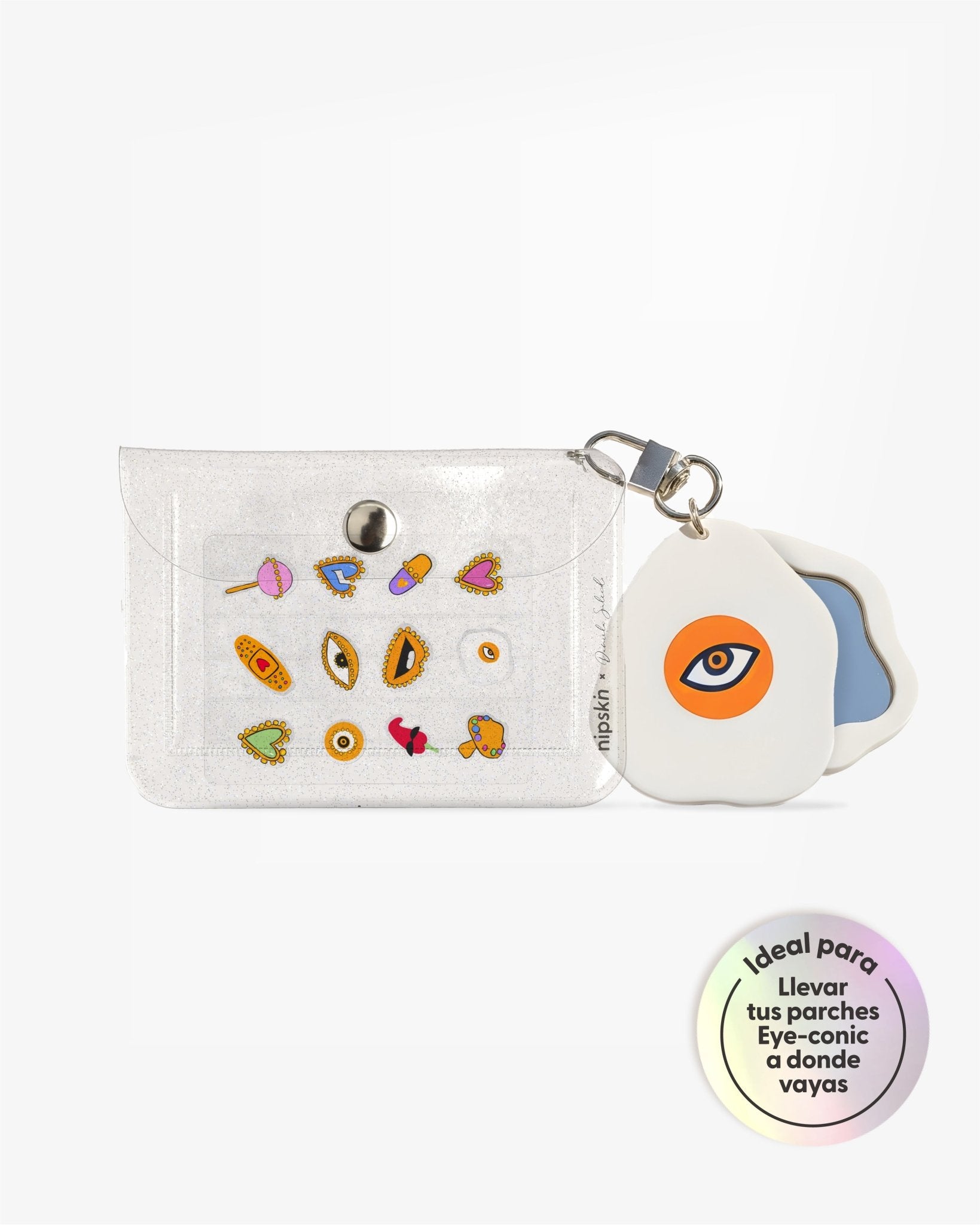 Eye - conic Pimple Charm Pouch + Mirror Key Charm – Nipskin® x Daniela Salcedo - Nipskin ES
