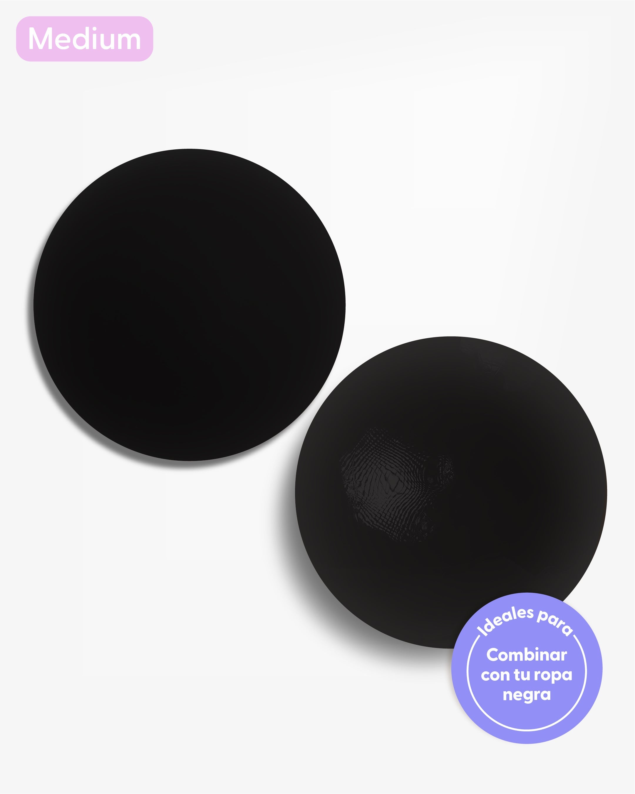 Cubre Pezón de Silicona Negro | Nipskin®
