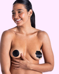 Black surprise me - Stickers para cubrir los pezones de un solo uso