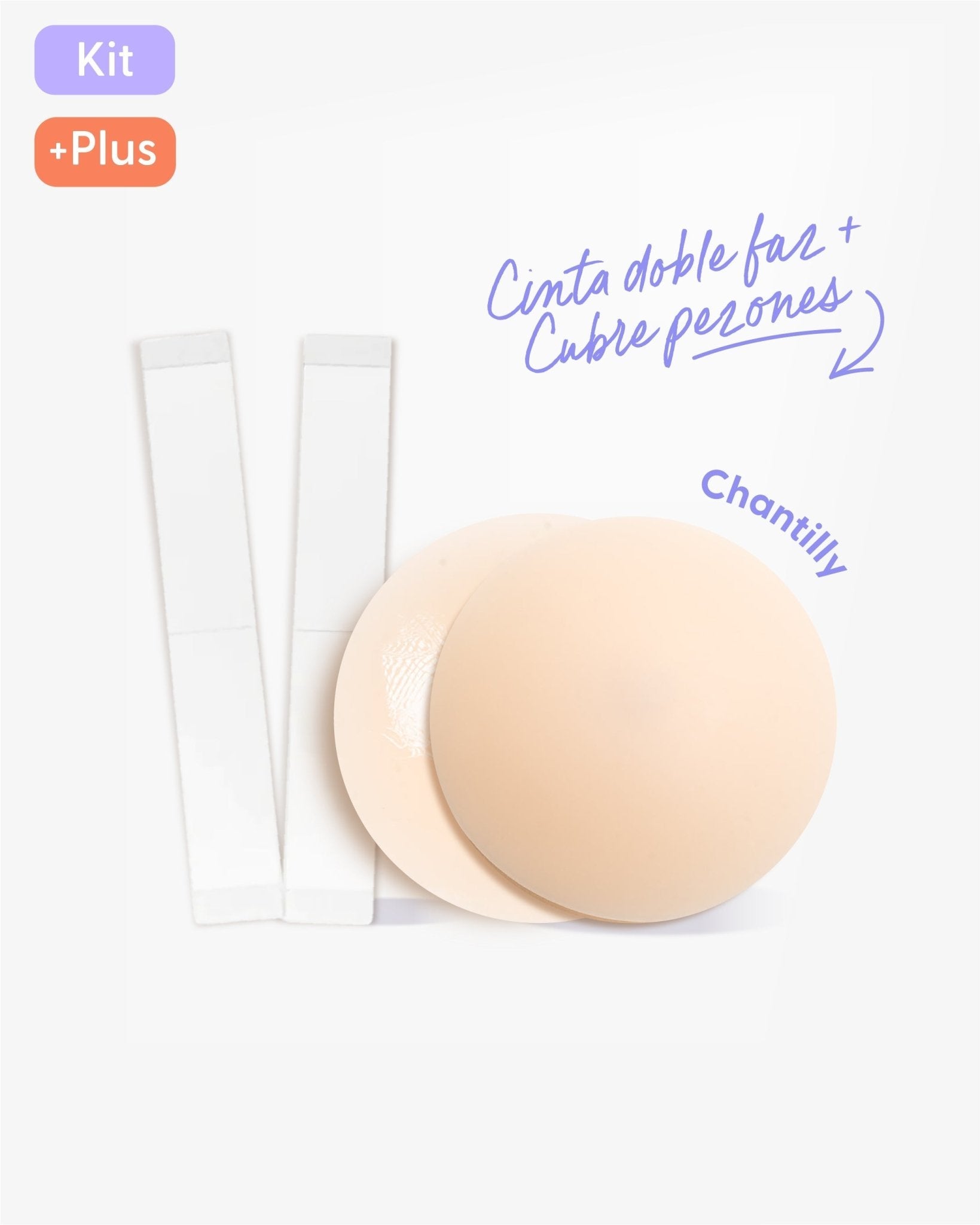 Cinta Doble Faz más Cubre pezón - Nipskin®