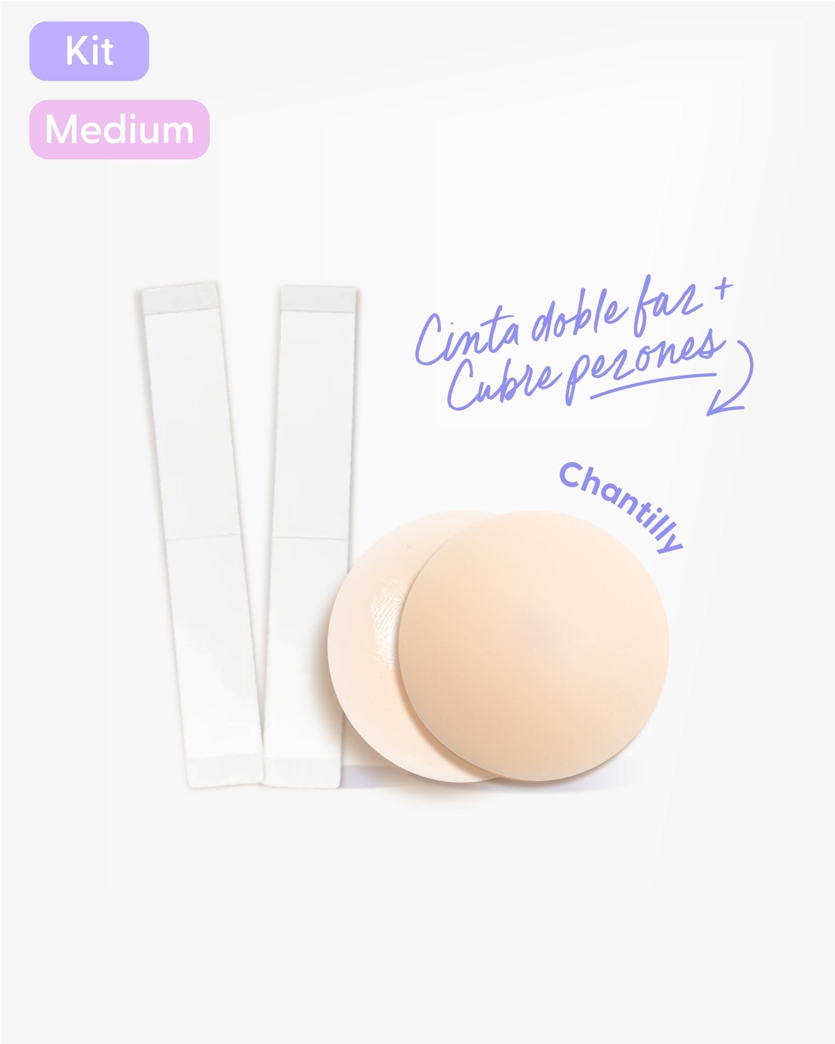 Cinta Doble Faz más Cubre pezón - Nipskin®