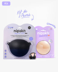 Kit Brasier Adhesivo + Cubre Pezón de Silicona (Talla PLUS) - Nipskin®
