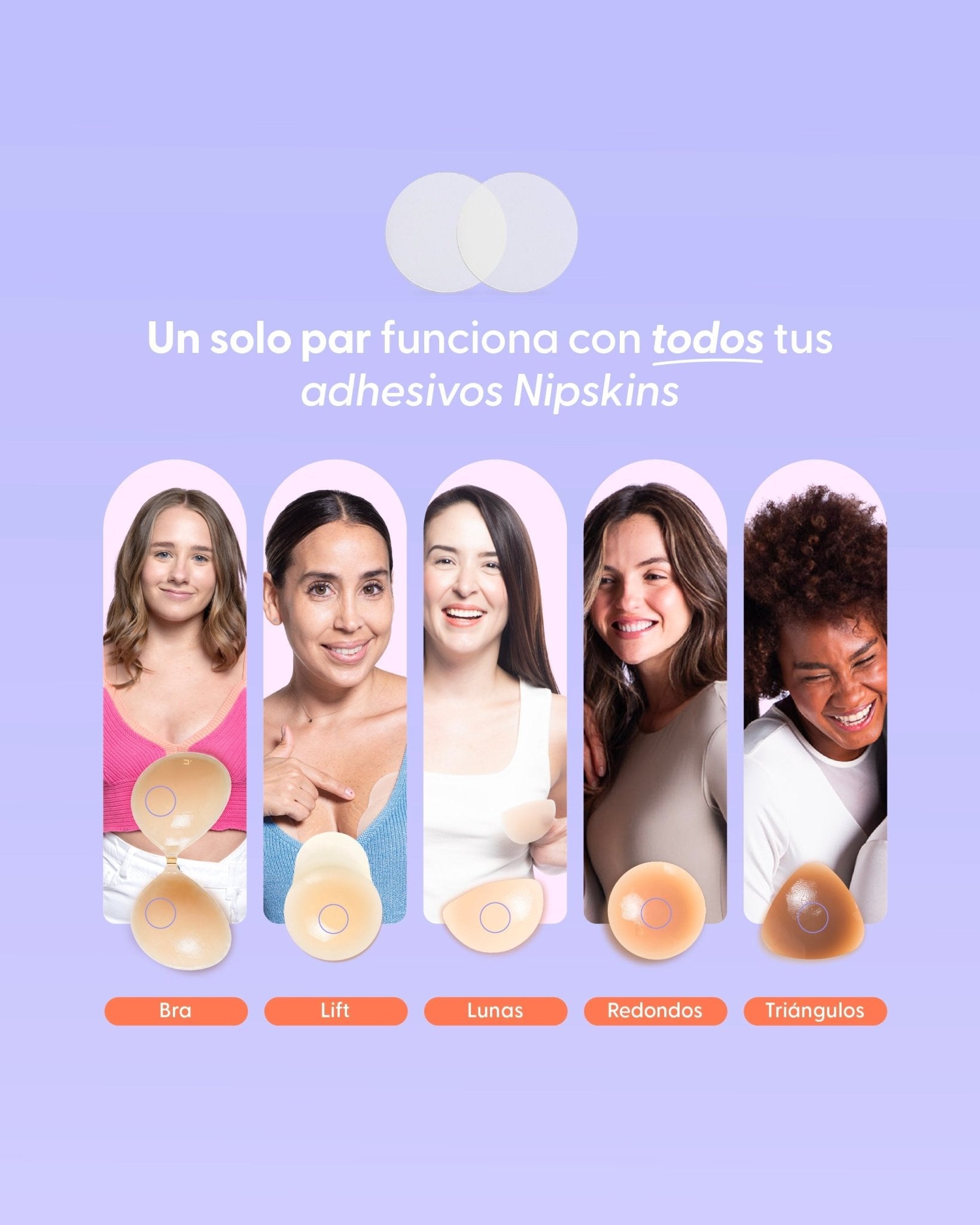 Aisladores de Adhesivo para pezones - Nipskin® - Nipskin ES
