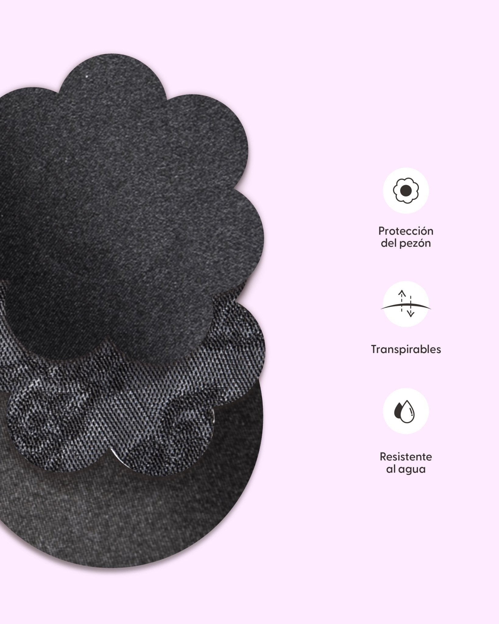 Black surprise me - Stickers para cubrir los pezones de un solo uso - Nipskin