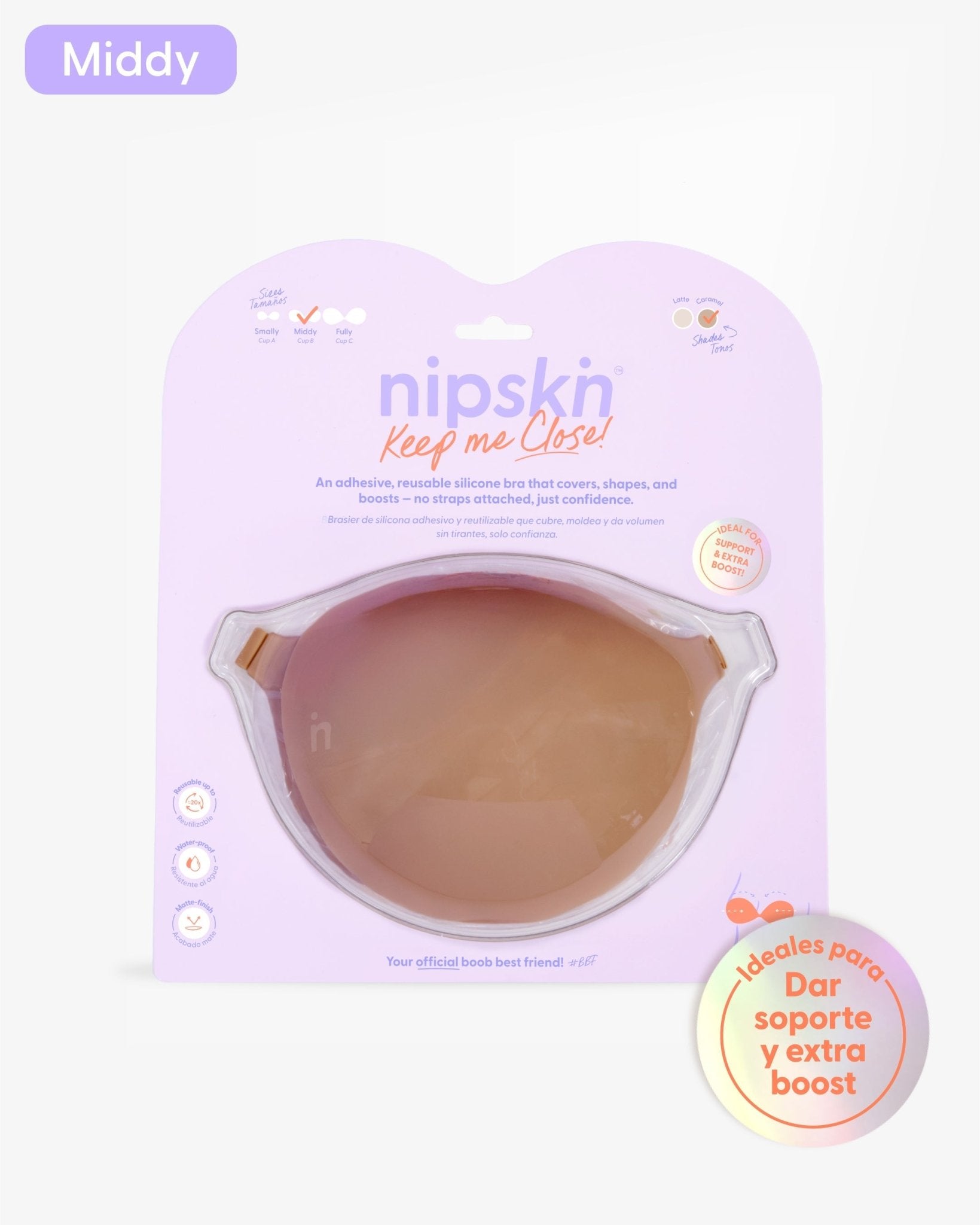 Brasier Invisible Adhesivo de Silicona, Keep Me Close - Nipskin® - Nipskin ES