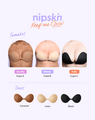 Brasier Invisible Adhesivo de Silicona, Keep Me Close - Nipskin® - Nipskin ES