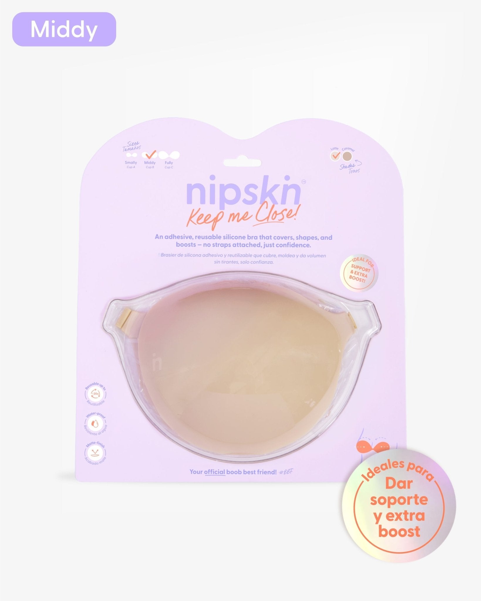 Brasier Invisible Adhesivo de Silicona, Keep Me Close - Nipskin® - Nipskin ES