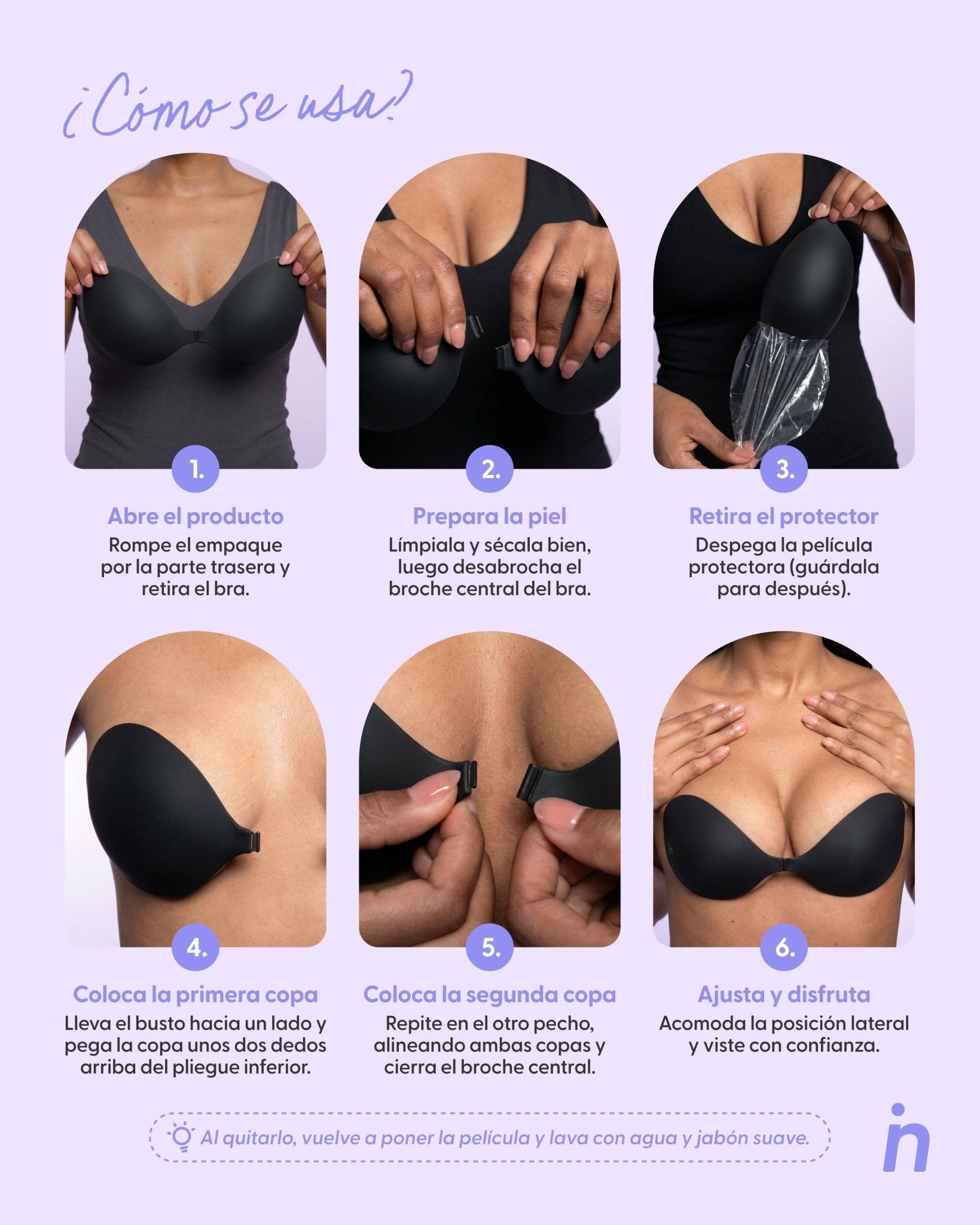Brasier Invisible Adhesivo de Silicona, Keep Me Close - Nipskin® - Nipskin ES