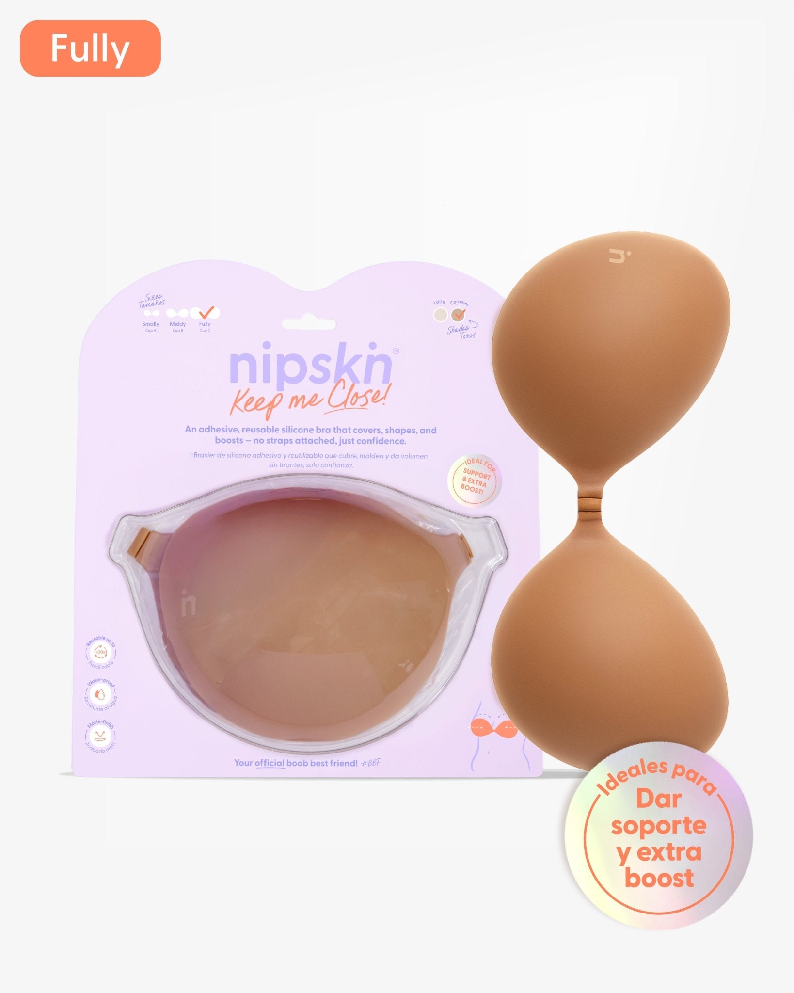 Brasier Invisible Adhesivo de Silicona, Keep Me Close - Nipskin® - Nipskin ES
