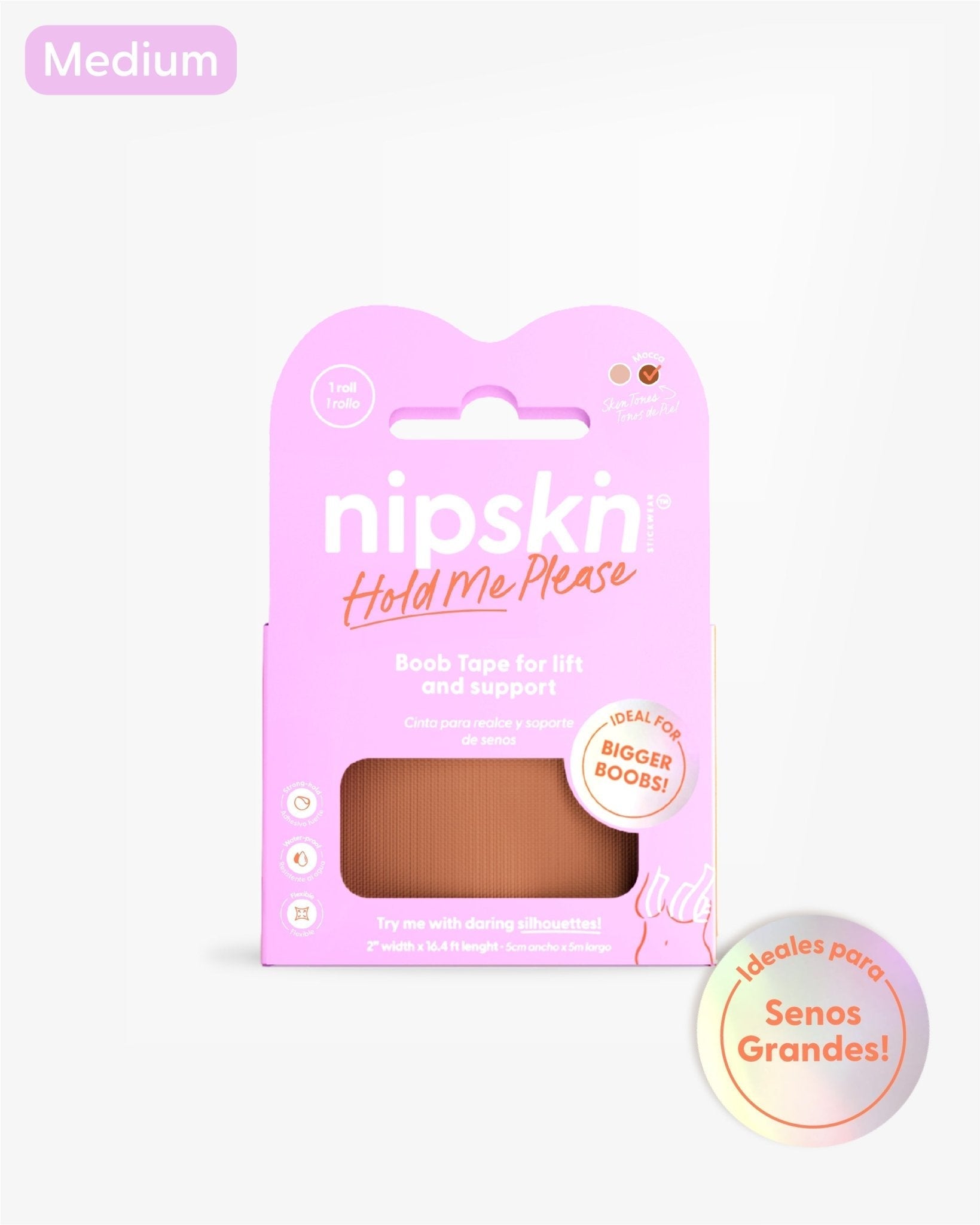 Cinta Levanta Busto - Boob Tape (No apto para pieles sensibles) - Nipskin