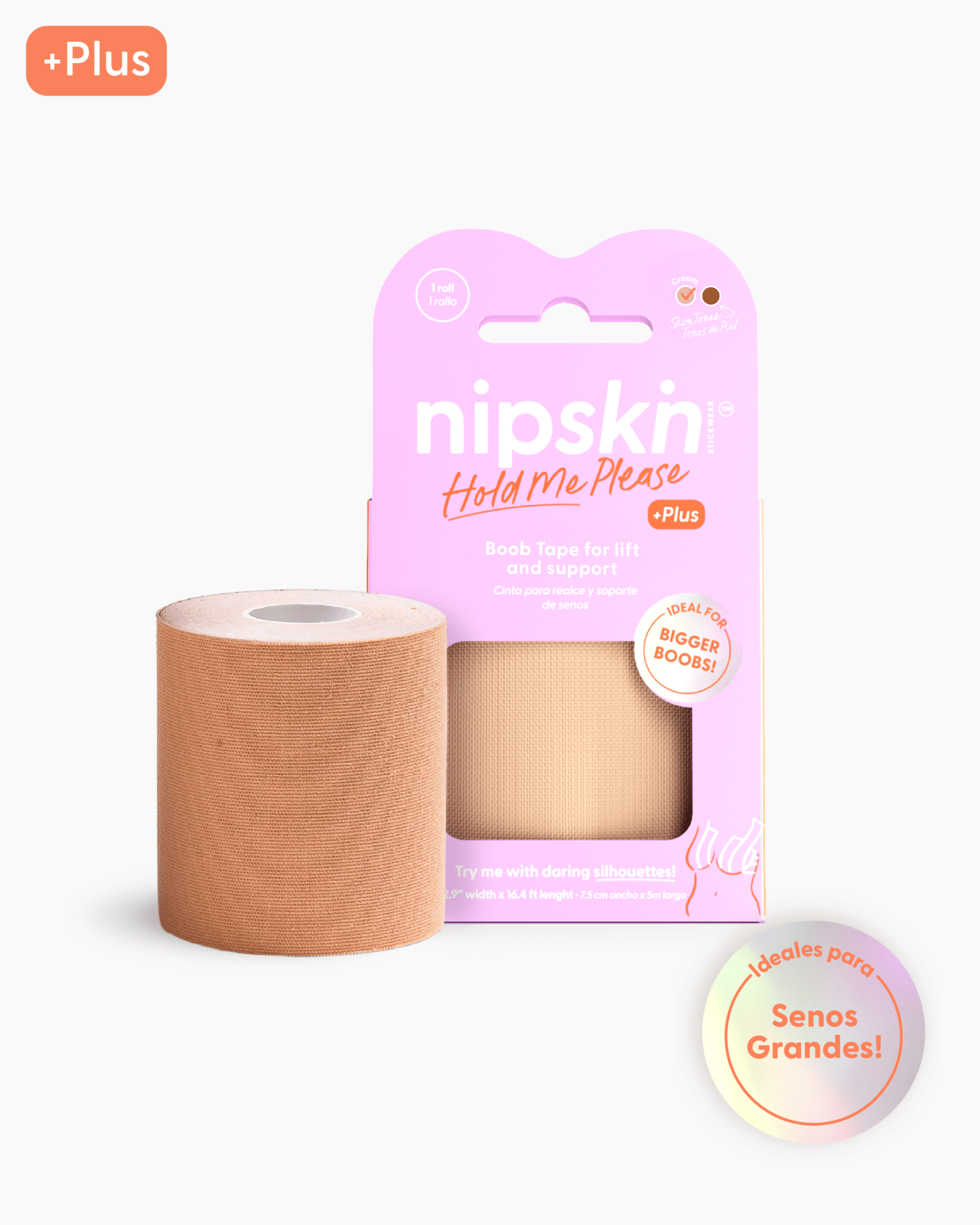 Cinta Levanta Busto - Boob Tape (No apto para pieles sensibles) - Nipskin® - Nipskin ES