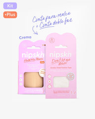 Cinta Levanta Bustos más Cinta Doble Faz para Ropa - Nipskin® - Nipskin