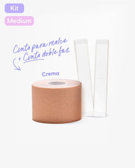 Cinta Levanta Bustos más Cinta Doble Faz para Ropa - Nipskin® - Nipskin