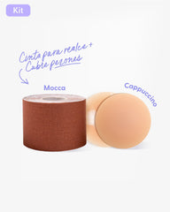 Cinta para Levantar el Busto más Pezoneras de Silicona - Nipskin® - Nipskin
