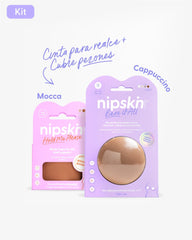 Cinta para Levantar el Busto más Pezoneras de Silicona - Nipskin® - Nipskin