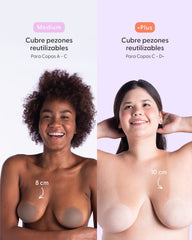 Cinta para Levantar el Busto más Pezoneras de Silicona - Nipskin® - Nipskin