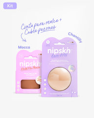Cinta para Levantar el Busto más Pezoneras de Silicona - Nipskin® - Nipskin