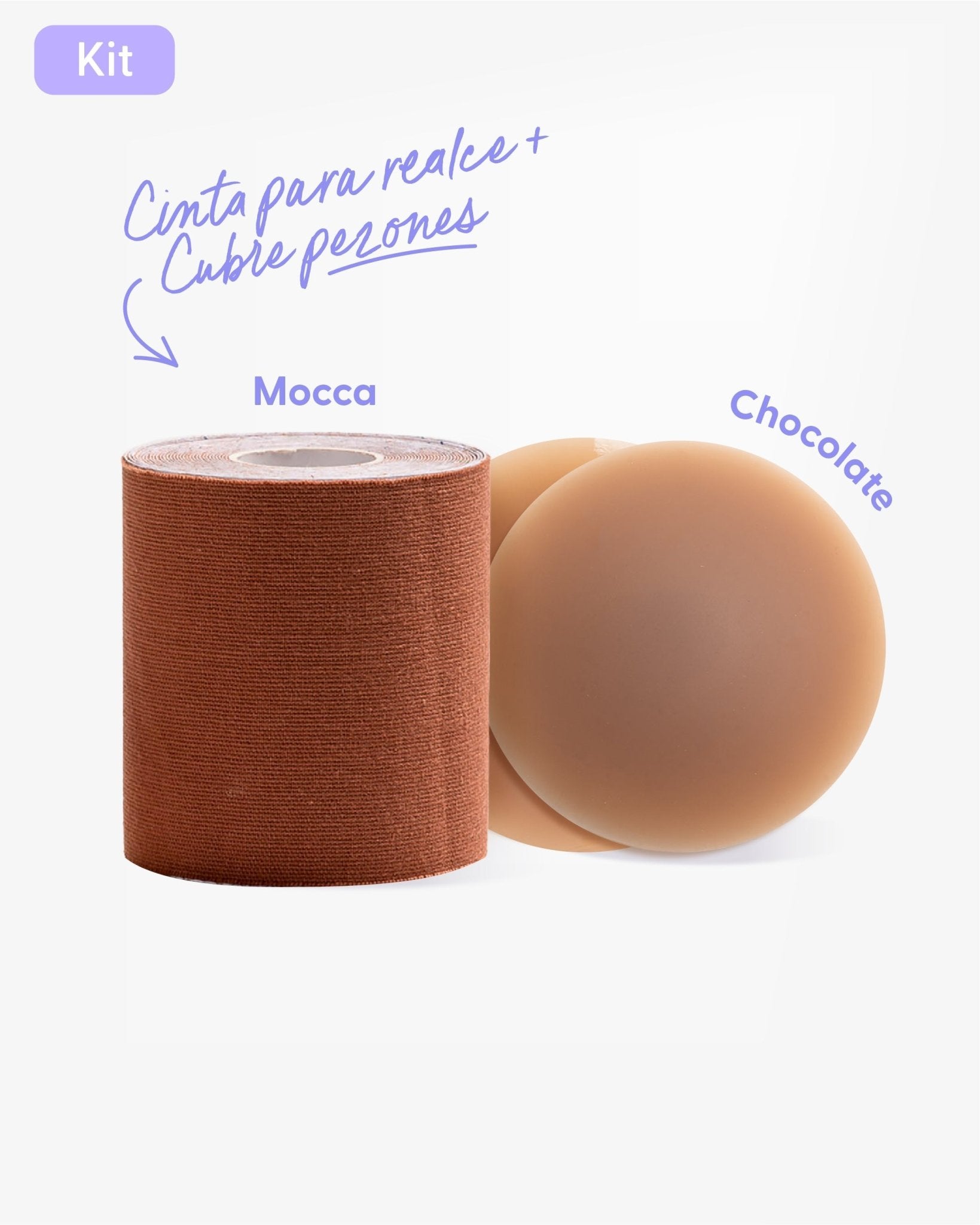 Cinta para Levantar el Busto más Pezoneras de Silicona - Nipskin® - Nipskin