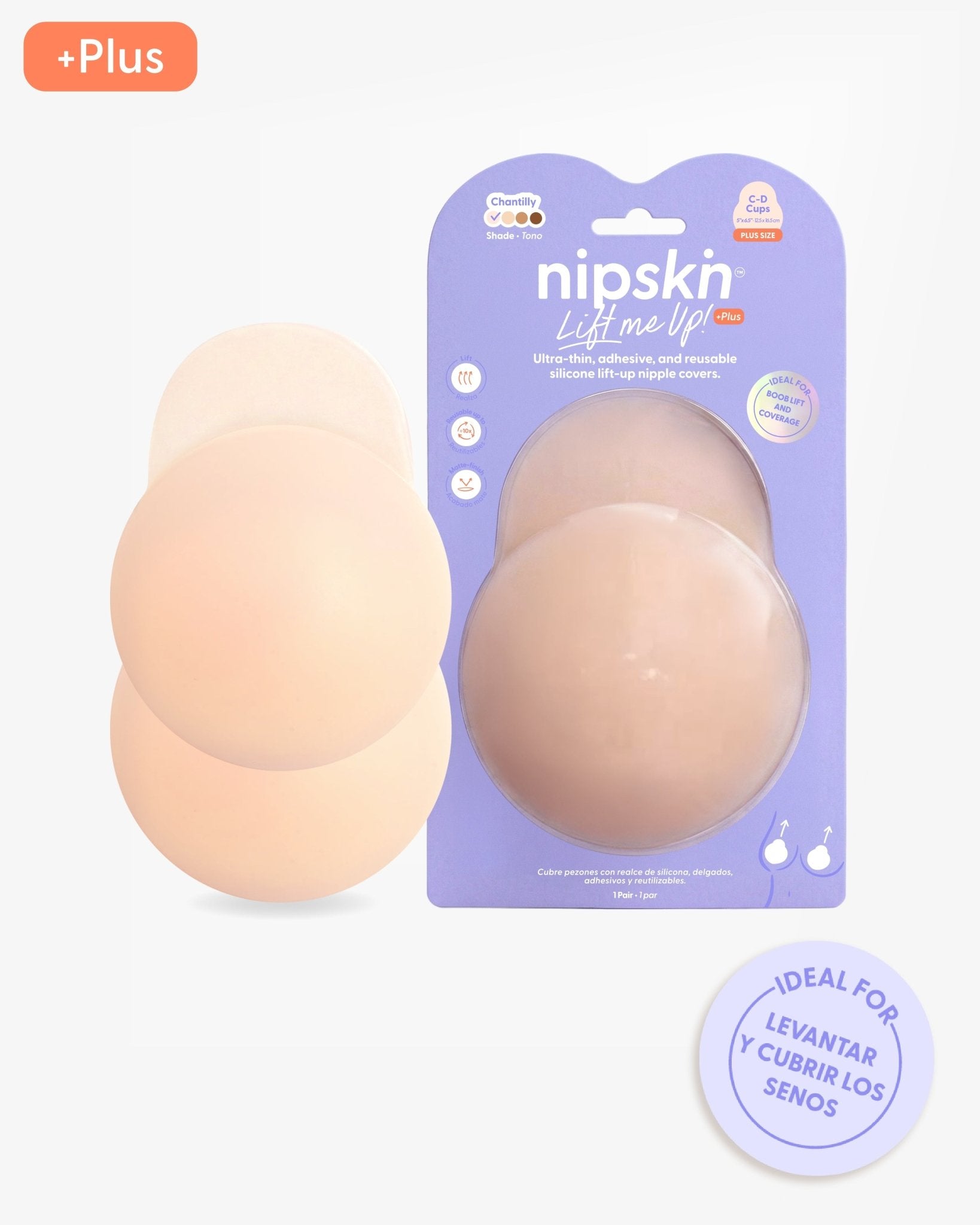 Copas Adhesivas en Silicona Para Levantar busto, Lift Me Up - Nipskin® - Nipskin ES