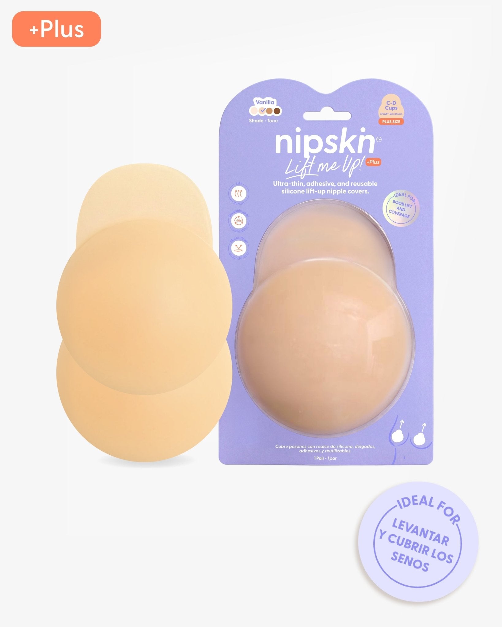 Copas Adhesivas en Silicona Para Levantar busto, Lift Me Up - Nipskin® - Nipskin ES