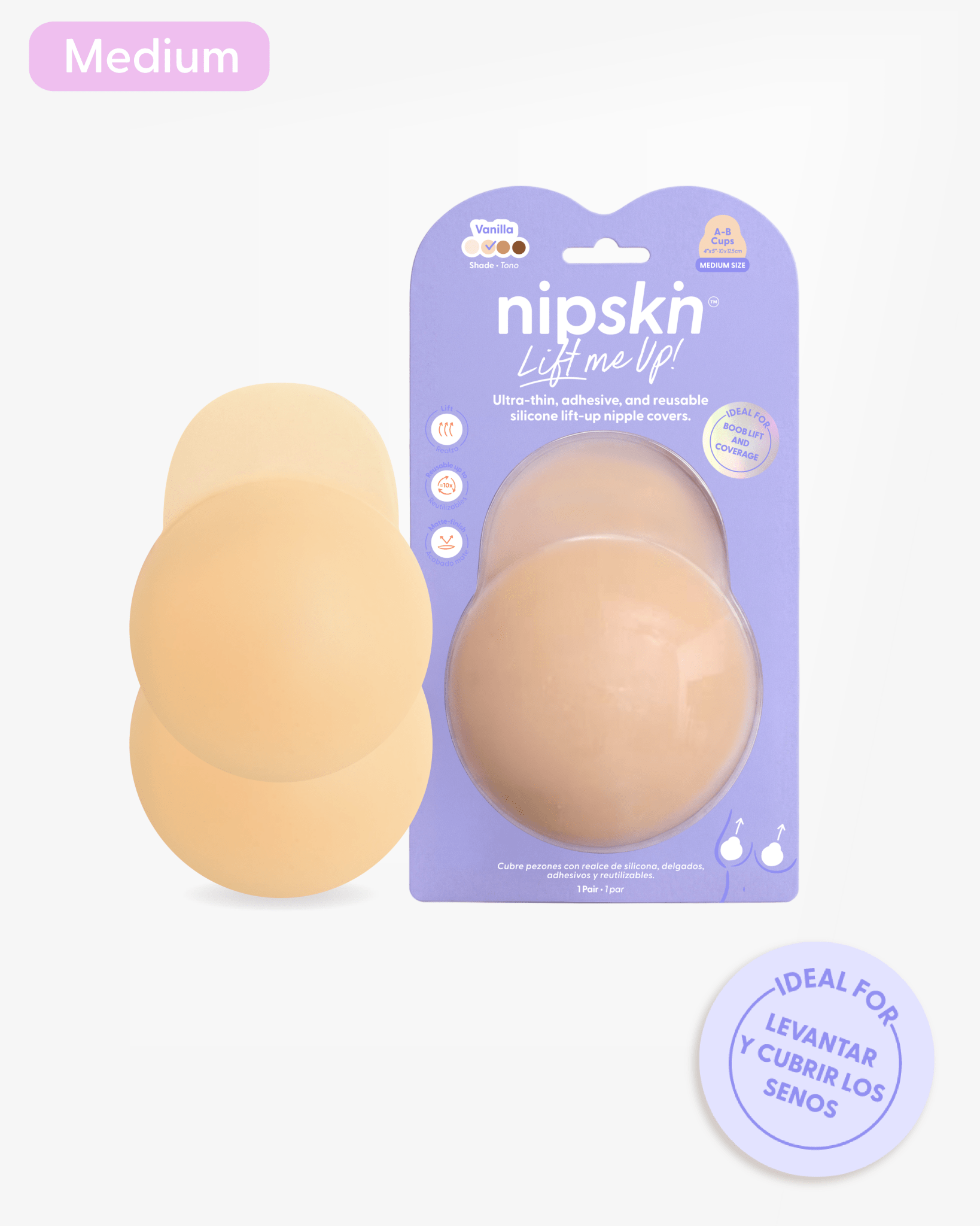 Copas Adhesivas en Silicona Para Levantar busto, Lift Me Up - Nipskin® - Nipskin ES