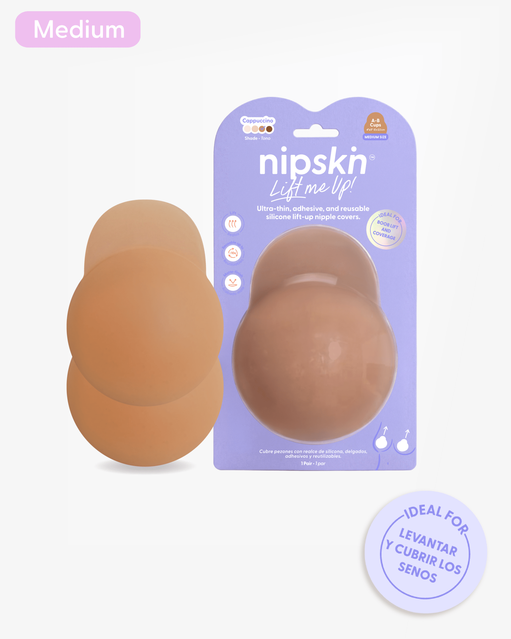Copas Adhesivas en Silicona Para Levantar busto, Lift Me Up - Nipskin® - Nipskin ES
