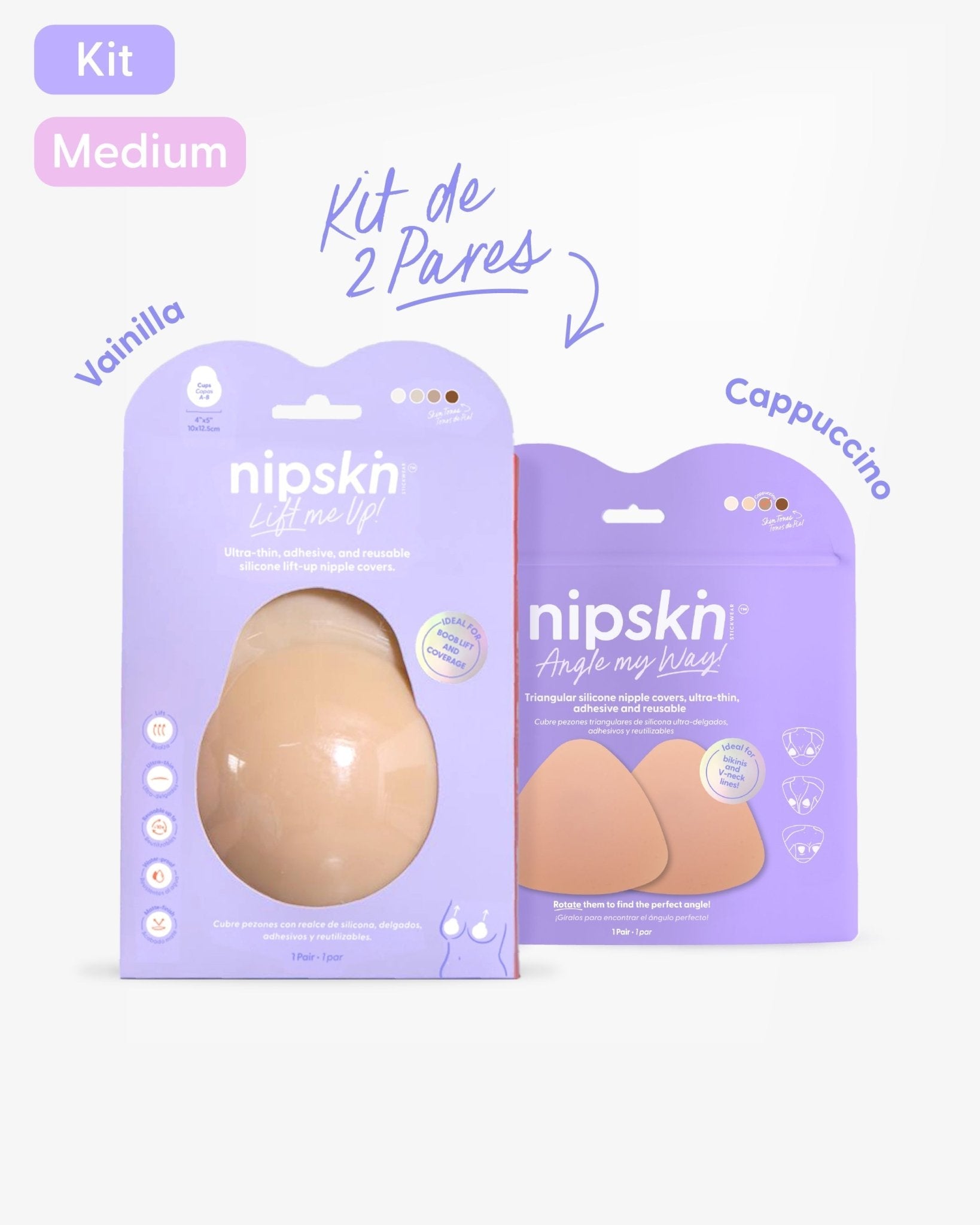 Cubre pezones de Silicona x2 - Nipskin® - Nipskin ES