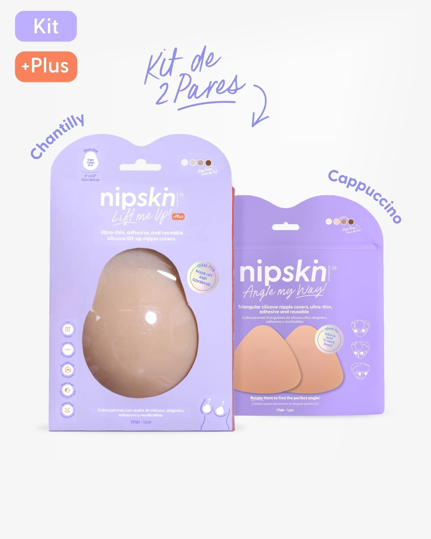 Cubre pezones de Silicona x2 - Nipskin® - Nipskin ES