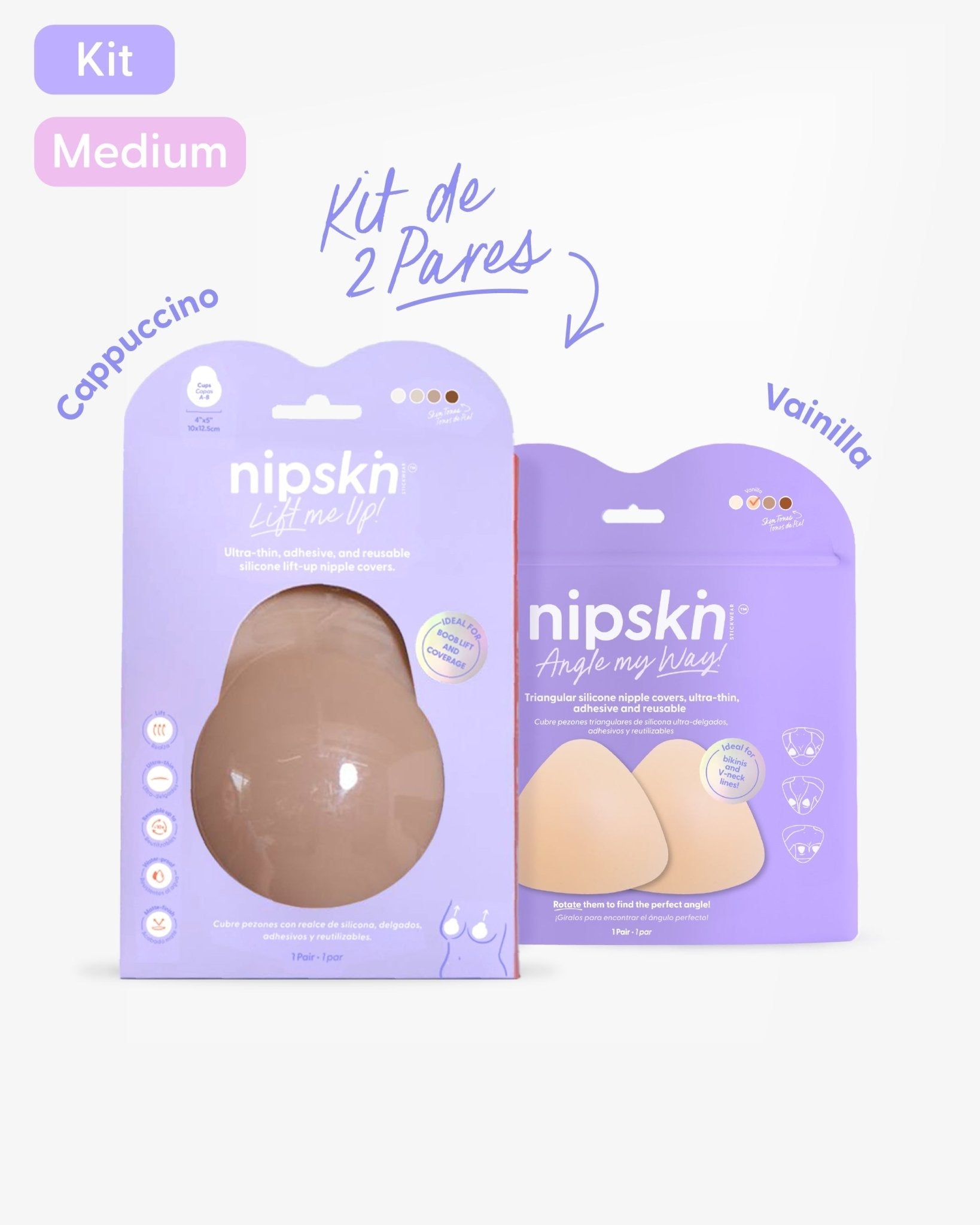 Cubre pezones de Silicona x2 - Nipskin® - Nipskin ES