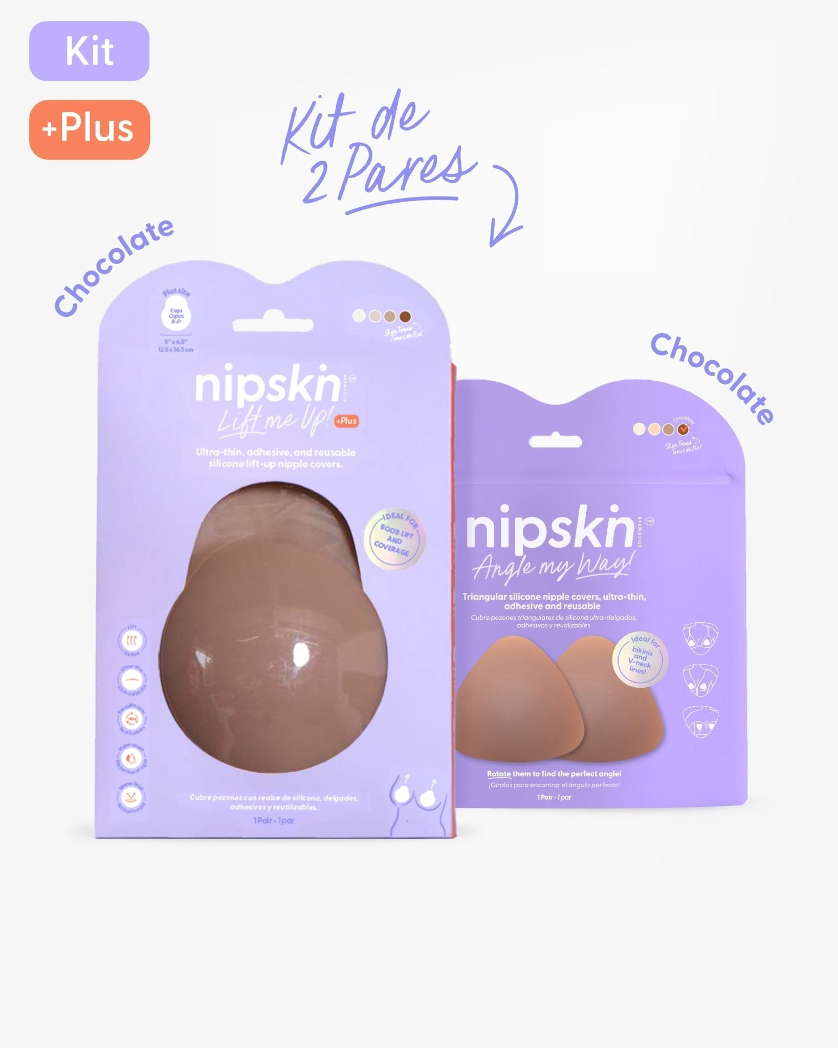 Cubre pezones de Silicona x2 - Nipskin® - Nipskin ES