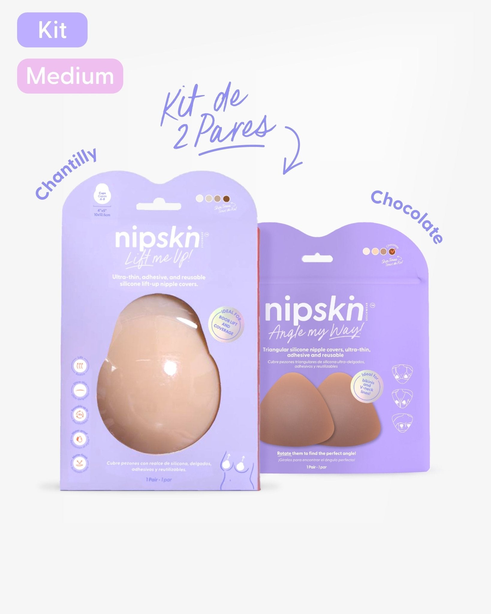 Cubre pezones de Silicona x2 - Nipskin® - Nipskin ES