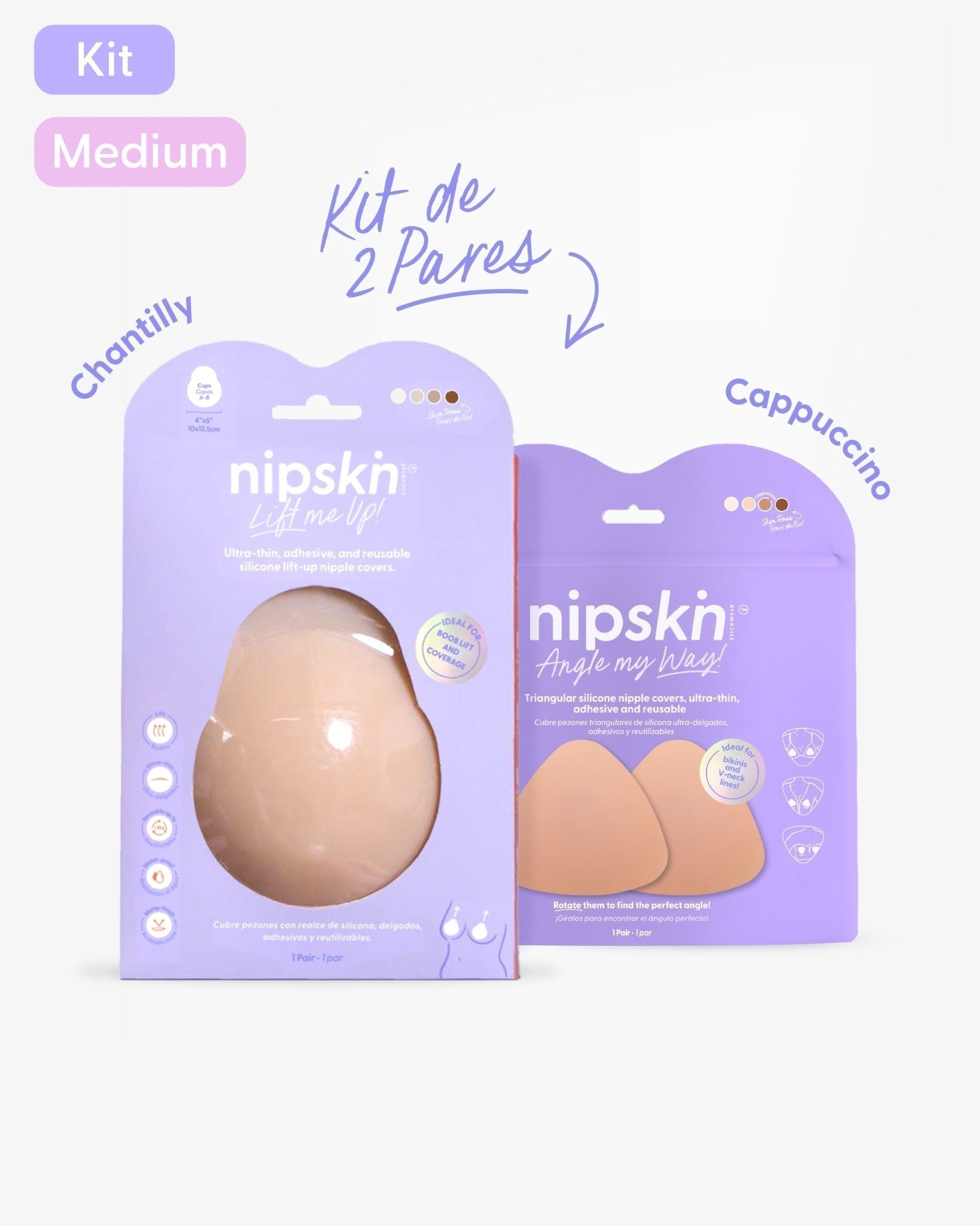 Cubre pezones de Silicona x2 - Nipskin® - Nipskin ES