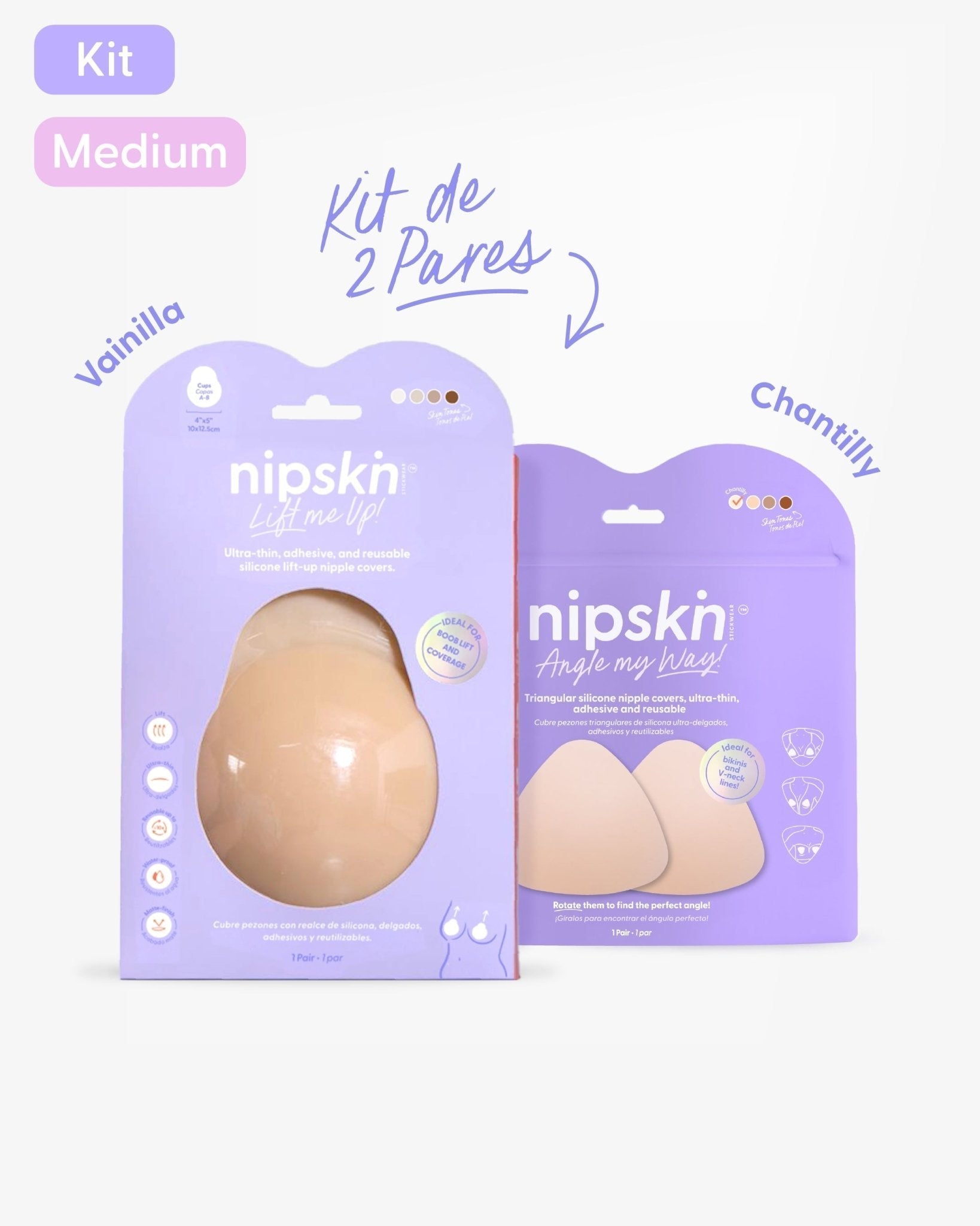 Cubre pezones de Silicona x2 - Nipskin® - Nipskin ES