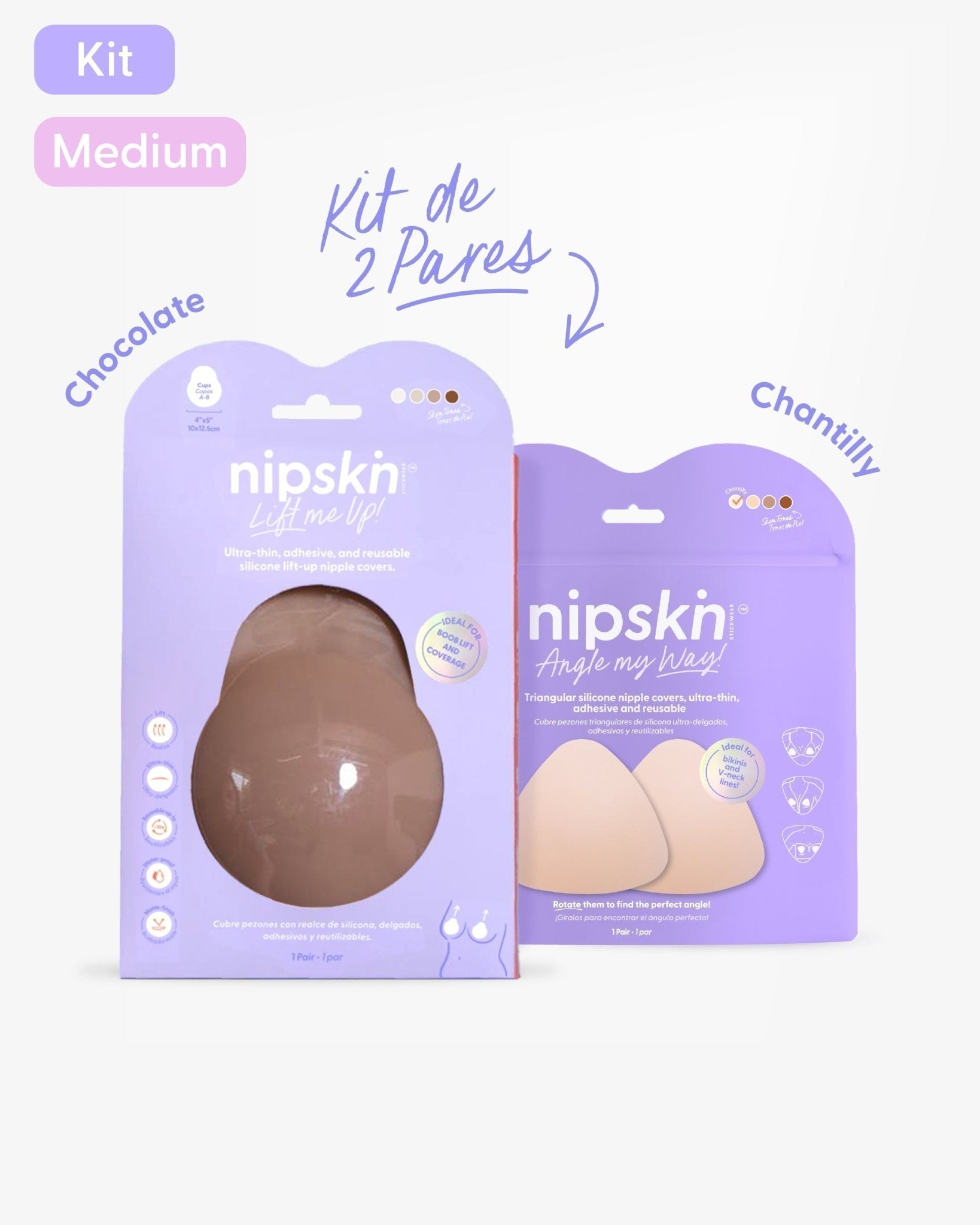Cubre pezones de Silicona x2 - Nipskin® - Nipskin ES