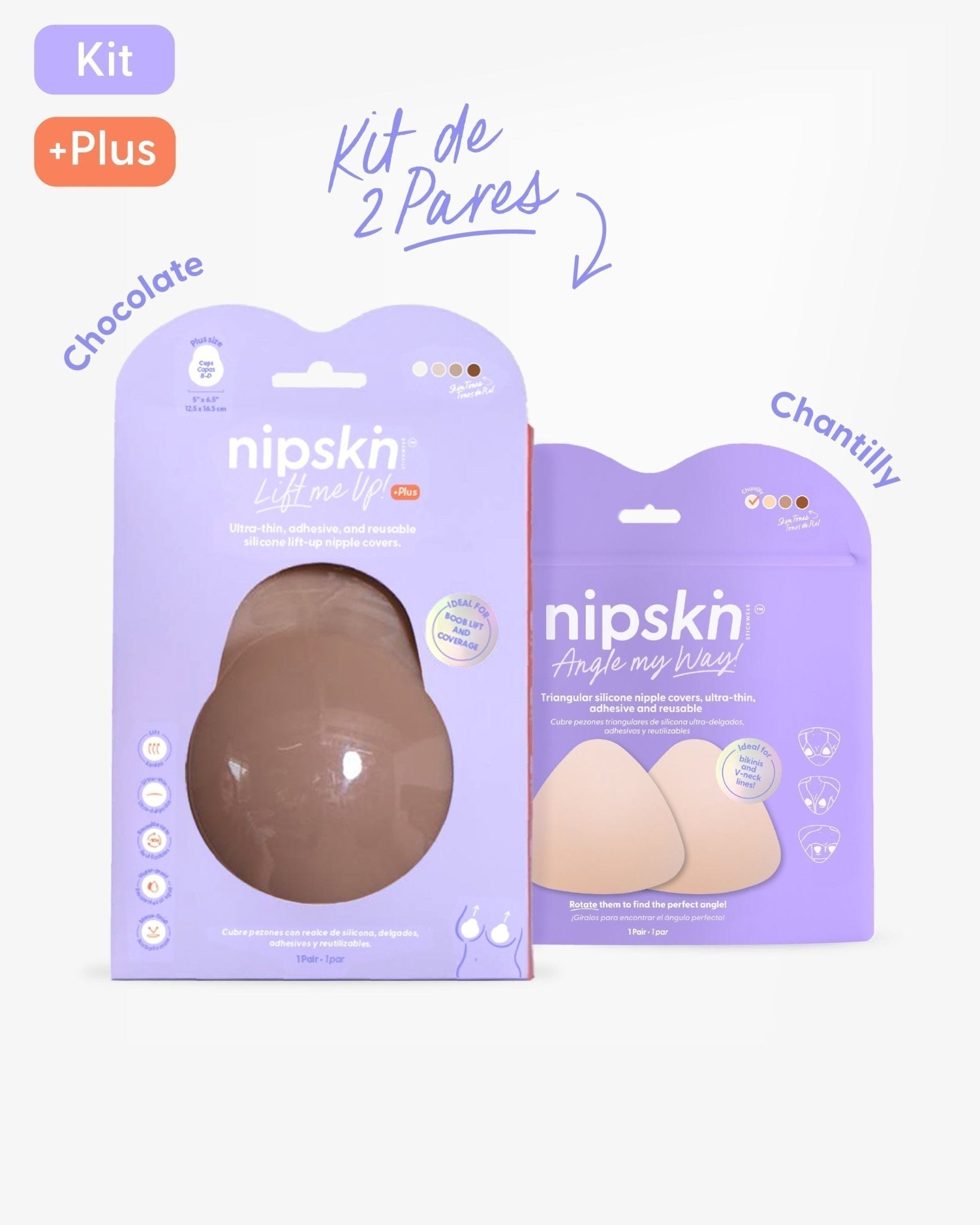 Cubre pezones de Silicona x2 - Nipskin® - Nipskin ES
