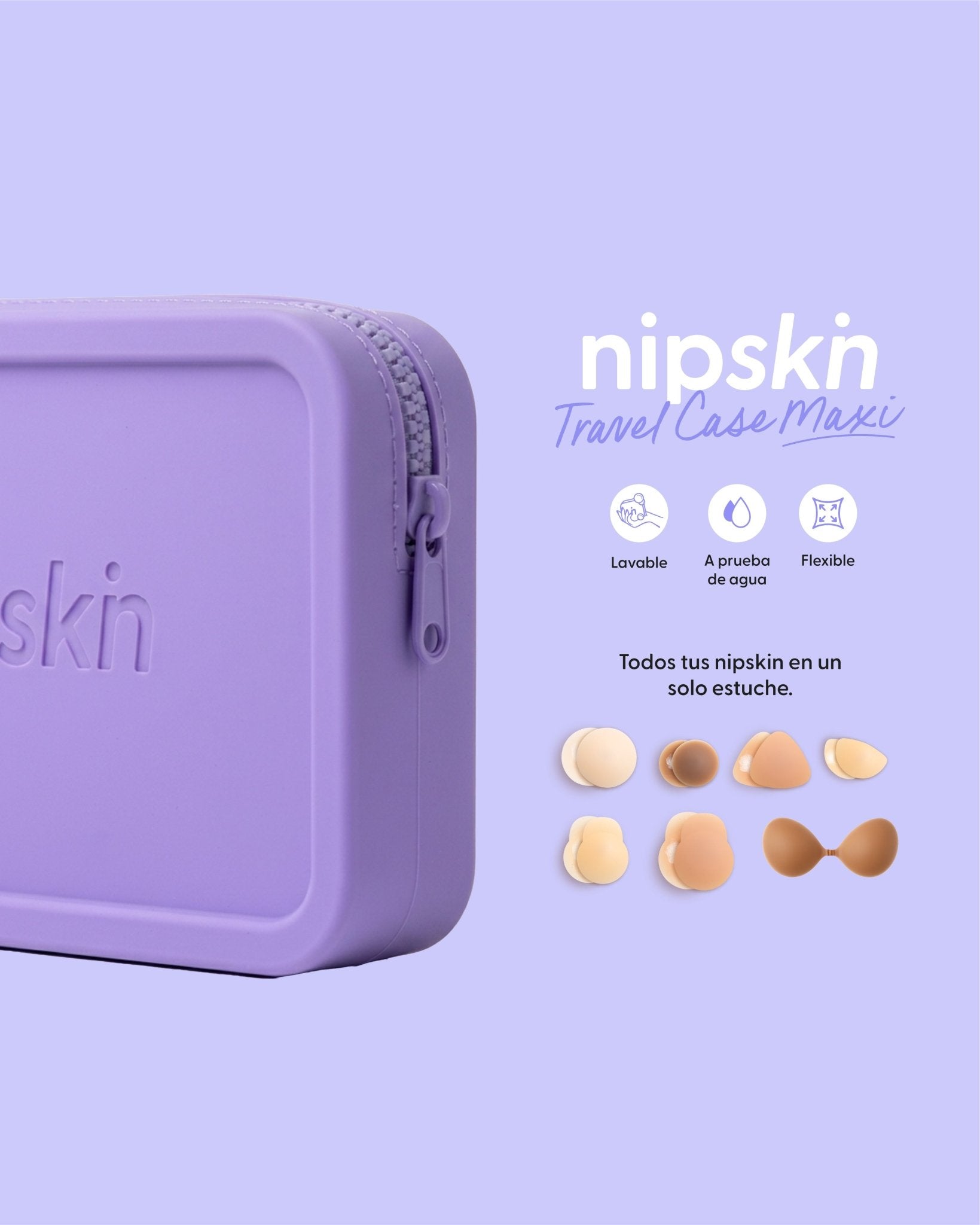 Estuche para Pezoneras de Silicona, Travel Case - Nipskin® - Nipskin ES