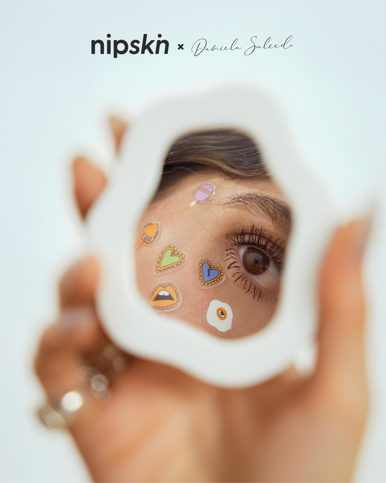 Eye - conic Pimple Charm Pouch + Mirror Key Charm – Nipskin® x Daniela Salcedo - Nipskin ES