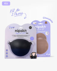 Kit Brasier Adhesivo + Copas Adhesivas en Silicona Para Levantar busto (Talla M) - Nipskin® - Nipskin ES
