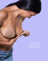 Kit Brasier Adhesivo + Copas Adhesivas en Silicona Para Levantar busto (Talla PLUS) - Nipskin®