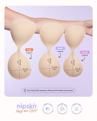 Kit Brasier Adhesivo + Cubre Pezón de Silicona (Talla M) - Nipskin® - Nipskin ES