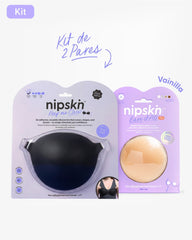 Kit Brasier Adhesivo + Cubre Pezón de Silicona (Talla PLUS) - Nipskin® - Nipskin ES