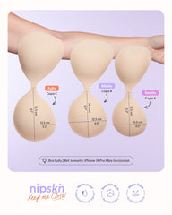 Kit Brasier Adhesivo de Silicona, Keep Me Close + Cinta Doble Faz - Nipskin® - Nipskin ES