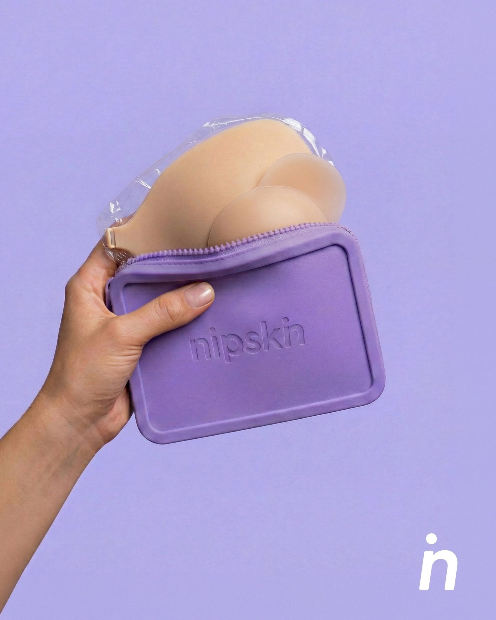 Kit Brasier Adhesivo Negro + Copas Para Levantar busto + Estuche - Nipskin® - Nipskin ES