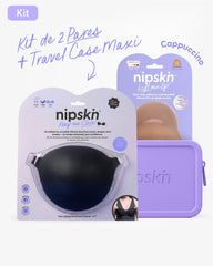 Kit Brasier Adhesivo Negro + Copas Para Levantar busto + Estuche - Nipskin® - Nipskin ES