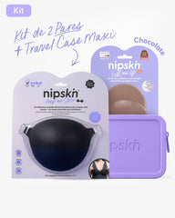 Kit Brasier Adhesivo Negro + Copas Para Levantar busto + Estuche - Nipskin® - Nipskin ES