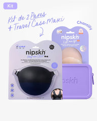 Kit Brasier Adhesivo Negro + Copas Para Levantar busto + Estuche - Nipskin® - Nipskin ES