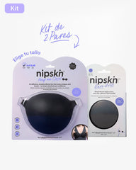 Kit Brasier Adhesivo Negro+ Cubre Pezón de Silicona Negro - Nipskin® - Nipskin ES