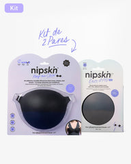 Kit Brasier Adhesivo Negro+ Cubre Pezón de Silicona Negro - Nipskin® - Nipskin ES