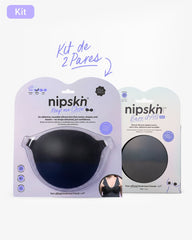 Kit Brasier Adhesivo Negro+ Cubre Pezón de Silicona Negro - Nipskin® - Nipskin ES