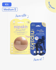 Kit Cubrepezones Pareja: Anti - Roce (Él) + Sin Adhesivo (Ella) - Nipskin® - Nipskin ES